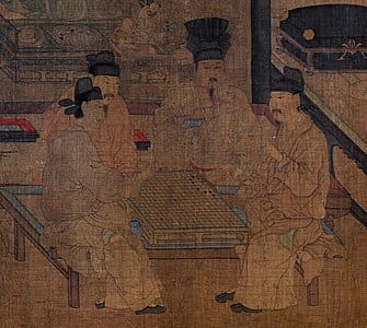 Li Jing играет в Го с его братьями (ок. 942–961г.)